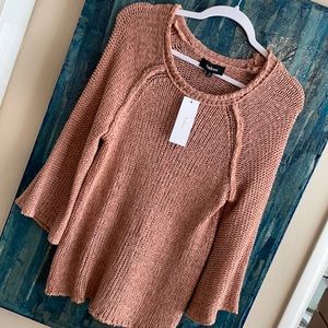 NWT blush knit top